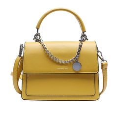 Brand Name: RemielShape: SatchelsPlace Of Origin: ZHE JIANG ProvinceHandbags Type: Shoulder BagsTypes of bags: Shoulder & HandbagsOrigin: CN(Origin)Main Material: PUClosure Type: COVERHardness: HARDStyle: FashionModel Number: 366Lining Material: PolyesterOccasion: VersatileGender: WOMENPattern Type: SolidNumber of Handles/Straps: SingleInterior: Interior Zipper PocketInterior: Interior CompartmentDecoration: SequinedDecoration: ChainsDecoration: LetterItem Type: Handbagsbag women: sac main femme Handheld Bags With Chain Strap, Yellow Square Bag With Detachable Strap, Daily Use Bag With Chain Strap And Top Handle, Daily Use Handheld Satchel With Chain Strap, Elegant Large Capacity Yellow Bag, Satchel Bag With Chain Strap For Errands, Crossbody Satchel With Chain Strap For Errands, Trendy Yellow Shoulder Bag With Top Carry Handle, Yellow Rectangular Shoulder Bag With Chain Strap