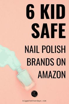 6 Kid Safe Nail Polish Brands on Amazon That Will Bring the Whole Family Joy! #nailpolish #nontoxic #kidsafebeauty #toxinfreefamily #toxinfree #familyfun Safe Nail Polish, Nail Polish Hacks, Nail Polish Crafts, Natural Nail Polish, Organic Nails, Nail Polish Storage, Beauty Salon Design, Nail Polish Brands, Best Nail Polish