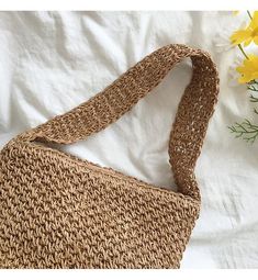 Straw Shoulder Bucket Bag, Minimalistic Basket Design, Small Size, Han – Elena Handbags Trendy Beige Bags In Natural Fiber, Trendy Natural Handheld Crochet Bag, Trendy Handwoven Straw Shoulder Bag, Casual Woven Shoulder Bag Made Of Paper Straw, Trendy Jute Shoulder Bag For Beach Season, Trendy Beige Square Straw Bag, Trendy Everyday Straw Crochet Bag, Trendy Jute Crochet Bag For Spring, Spring Trendy Jute Crochet Bag