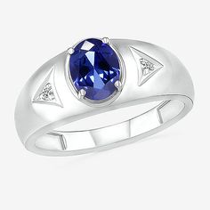 Ring Style: Mens Fashion RingsSetting: ProngStone Cut: OvalStone Millimeter Measurement: 8 Mm Length, 6 Mm WidthMetal Color: WhiteMetal: Sterling SilverBand Width: 10mmCare: Wipe CleanStone Type: 3 Lab Created SapphireAuthenticity: Lab Created StoneBirthstone: September BirthstoneCountry of Origin: Imported Oval Crystal Anniversary Ring, Mens Fashion Rings, Blue Wedding Rings, Mens Ring Designs, Rings Mens, Fashion Rings Silver, Blue Star Sapphire, Mens Rings Fashion, 2 Rings