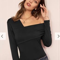 Grace Karin Asymmetric Off Shoulder Black Top Blouse Womens Plus 2xl 95% Polyester / 5% Elastane - Very Soft Material, Does Have Some Stretch To It Brand New, With Tags Trendy Top With Asymmetrical Hem, Casual Black One Shoulder Long Sleeve Top, Casual Black One-shoulder Top For Fall, Casual Black One Shoulder Top For Fall, Trendy Black One Shoulder Long Sleeve Top, Asymmetrical Hem Top For Night Out, Trendy Blouse With Asymmetrical Hem, Casual Black Top With Asymmetrical Neckline, Versatile Black One-shoulder Top With Asymmetrical Neckline