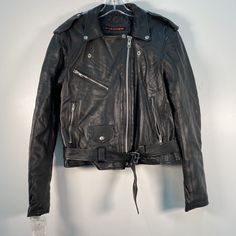 This Item Fits Way Smaller Than Stated Size. More Like A Size M/L New With Tags Measurements Of Garment Laid Flat: - Pit To Pit: 16“ - Length: 22“ 51149 F262 Ma Fall Long Sleeve Leather Motorcycling Jacket, Edgy Long Sleeve Biker Jacket, Fall Motorcycling Leather Jacket With Long Sleeves, Fall Motorcycling Long Sleeve Leather Jacket, Rocker Biker Jacket For Fall Events, Rocker Style Fall Biker Jacket For Biker Events, Fall Rocker Biker Jacket For Biker Events, Fall Rocker Biker Jacket, Black Grunge Biker Jacket For Fall