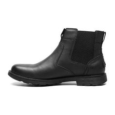 The robust rubber sole of the Nunn Bush 1912 Plain Toe Chelsea Boot gives this classic style a modern edge. The versatile design of this boot is complemented by the comfort of its molded footbed and comfortable Lycra linings.Features: ComfortClosure Type: Pull OnShaft Circumference: 10 InchesBoot Shaft Height: 5 InchesShoe Heel Height: 1 1/4 InchesUpper/Outer Base Material: 100% LeatherShoe Lining Material: FabricSole Material Content: 100% RubberToe Type: Plain Toe, Closed ToeHeel Style: Flat … Heel Chelsea Boots, Chelsea Boots Black, Heeled Chelsea Boots, Boots Chelsea, Black Chelsea Boots, Chelsea Boot, Boots Black, Chelsea Boots, Rubber Sole