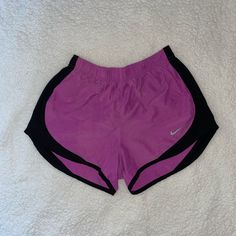 Nike Small Purple And Black Used Once Just To Sleep In In Brand New Condition No Pealing Of Logos Or Any Concerns To The Shorts Casual Purple Athletic Shorts For Gym, Nike Purple Athletic Shorts, Nike Purple Athletic Shorts For Sports, Casual Purple Gym Shorts, Casual Purple Shorts For Gym, Stretch Purple Nike Athletic Shorts, Nike Purple Athleisure Bottoms, Nike Stretch Athletic Shorts In Purple, Nike Purple Athletic Stretch Shorts