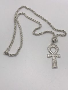 Akhenaten Ankh (Key of Life) pendant - Sterling Silver - You'll be impressed by the quality and great details please contact us if you need a specific order Please contact us if you have any question, thank you for visiting our shop.You can purchase this pendant only or with its chain Our official page https://www.facebook.com/fromegyptwithlove.epy/ You can purchase this pendant only or full necklace , for its chain contact us to add it You can purchase this pendant only or with its chain Antique Ankh Collectible Jewelry, Antique Ankh Jewelry As Gift, Antique Ankh Jewelry Gift, Antique Ankh Shaped Jewelry Gift, Vintage Silver Ankh Jewelry, Collectible Ankh Amulet Necklace, Silver Etched Cross Pendant Necklace, Collectible Spiritual Cross Pendant Necklace, Engraved Cross Pendant Necklaces For Collectors