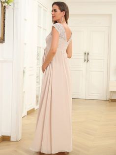 Flowy Empire Waist Maternity Dress For Wedding, Maternity Lace Trim Maxi Dress, Floor-length Lace Maternity Dress, Maternity Wedding Dress With Lace Trim And Maxi Length, Elegant Flowy Maternity Dress, Flowy Maxi Length Maternity Dress For Wedding, Flowy Floor-length Maternity Dress For Wedding, Flowy Maxi Maternity Dress For Wedding, Elegant Floor-length Flowy Maternity Dress