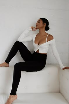 Our long leggings are the ultimate staple for comfort. Crafted with the most ultra-soft and thick material and is double lined for super comfort and best all of all no transparency. Workout Outfits Aesthetic, Pilates Fashion, Pilates Outfit, Black Leggings Outfit, Fitness Wear Outfits, Leggings Outfit, Mama Style, Long Leggings, Streetwear Fashion Women