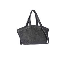 Calfskin leather shoulder bag, in metallic finish leather mesh Two-way zip closure Adjustable top leather shoulder handles, 66 cm / 25.98" Inside: leather lining, one slip pocket Detachable Omino logo pendant, in leather and metal Dimensions: H.23 x W.42 x D.14 cm / 9.06" x 16.53" x 5.51" Product Handmade in Italy Henry Beguelin Bags BD5808 Jar Bag L Rete Lamè Nero Modern Woven Leather Shoulder Satchel, Luxury Leather Satchel With Woven Detail, Evening Shoulder Bag With Double Handle And Woven Leather, Evening Shoulder Bag With Double Handle In Woven Leather, Luxury Woven Leather Shoulder Bag For On-the-go, Evening Double Handle Woven Leather Shoulder Bag, Top Handle Woven Leather Satchel, Top Handle Leather Satchel With Woven Detail, Evening Bags With Woven Leather And Double Handles