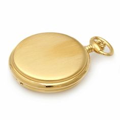 "PRODUCT DESCRIPTION This Charles Hubert gold-plated pocket watch adds the lustre of sophisticated elegance to his business attire.The watch interior features a white dial with contrasting black Roman numerals and hands. The satin-finished timepiece can be engraved with up to 4 lines of inscription each on the front and back covers, available at no extra charge. This unique, personalized gift comes with a matching 12\" chain, and is packaged in a Charles Hubert gift box. PRODUCT INFORMATION Sati Engraving Fonts, Pocket Watch Chain, Pocket Watches, Unique Personalized Gift, Watch Chain, Business Attire, White Dial, Roman Numerals, Pocket Watch