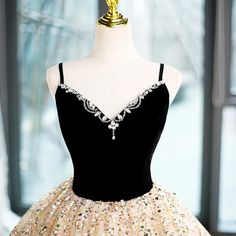 Sequins/Sparkling Light Champagne Beaded V-neckline Ballgown Straps Lo – Koutun Dress Sparkling V-neck Evening Dress, Elegant V-neck Gown With Rhinestones, V-neck Rhinestone Dress For Prom Season, Sparkling V-neck Evening Dress For Prom, V-neck Dress With Rhinestones For Gala, V-neck Rhinestone Gala Dress, Sparkling V-neck Prom Dress, V-neck Evening Dress With Beaded Straps For Gala, Fitted V-neck Evening Dress With Beaded Straps