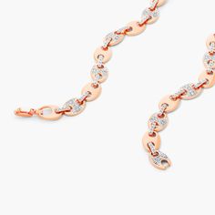 14K Rose Gold Mariner Chain Lab-Created Diamond Necklace-81753r14l Luxury Rose Gold Necklace With Complimentary Chain, Rose Gold Diamond Chain Necklace, Rose Gold Diamond Necklace With Chain, Round Rose Gold Diamond Chain Necklace, Rose Gold Diamond Chain Necklace For Formal Occasions, Formal Rose Gold Diamond Chain Necklace, Luxury Rose Gold Chain Necklace, Luxury Rose Gold Chain Necklace With Adjustable Chain, 14k Rose Gold Chain Link Necklace