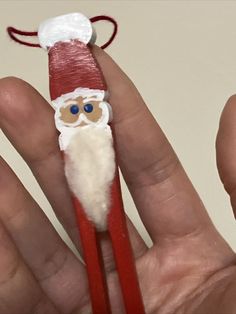 VTG Hobbyist SANTA Wood Clothes Pin Christmas Ornament Cotton Beard Hand Painted | eBay Wood Clothes, Clothespin Dolls, Hand Painted Signs, Painted Signs, Clothes Pins, Vintage Antiques, Christmas Ornament, Christmas Crafts, Hand Painted