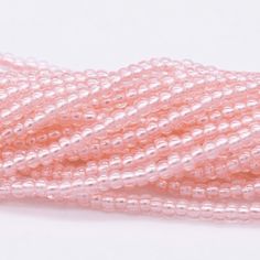 10/0 Pink Pearl Lined Color Preciosa Seed Beads *Limited time Hank #10SB691-LP 10/0 Preciosa Seed Beads Bead Store, Pink Beads, Pink Pearl, Beading Supplies, Czech Republic, Beaded Earrings, Bead Work, Seed Beads, Limited Time