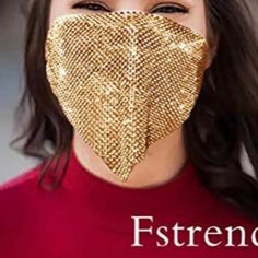 Gold, Metal Chain , Mesh, Face Mask Masquerade Couple, Black Panther Face, Geometric Face, Brightening Face Mask, Knitted Balaclava, Gold Mask, Leather Mask, Face Mask Set, Masks Masquerade