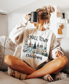 Small Town Christmas Sweatshirt, Country Christmas Shirt, Trendy Holiday Gifts,Farmer Christmas Shirt,Christmas Aesthetic Lights Hoodie,FF45 🎉 Welcome to Fleeky Tee! Your Custom Shirt Dreams Come True! 🎉 We are dedicated to making you smile! At Feelky Tee, we specialize in creating and customizing shirts exactly how you envision them. Our shirts make fantastic gifts for loved ones, family, coworkers, or even for yourself! If you can dream it, we can design it! Our shirts are ideal for bachelor Christmas Aesthetic Lights, Country Christmas Shirts, Small Town Christmas, Aesthetic Lights, Aesthetic Light, Digital Ink, Custom Shirt, Country Christmas, Christmas Aesthetic