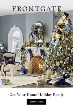 Get your home ready for the holidays with blue decorations from our Noel Bleu collection, with regal ornaments, fully decorated garlands or wreathes. Christmas Decor Blue, Ornament Shapes, Blue Christmas Tree Decorations, Classic Ornament, Affordable Christmas Decorations, Navy Christmas, Blue Christmas Decor, Christmas Tree Decorating Themes, Days Till Christmas