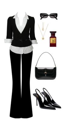 Work Attire Outfits, Work Siren Aesthetic, All Black Professional Outfits Chic, Timeless Date Night Outfit, Early 2000s Business Casual, Upper Class Outfits, Smart Casual Women Outfits 2024, How To Style Platform Heels, Private Investigator Outfit