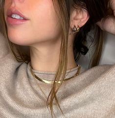 Metal Mixing, Brass Hoops, Silver Hoops, Silver Tone, Every Day, Gold Necklace, Water Resistant, Brass, Water