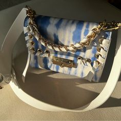 Nwot Michael Kors Xs Cece Blue Tie Dye Bag With Matching Lanyard/Wallet. Never Used. Has Been In Dust Bag Since I Got It. Great For Summer! Michael Kors Rectangular Shoulder Bag With Chain Strap, Luxury Blue Bag As Fashion Accessory, Luxury Blue Stylish Bag, Blue Top Handle Shoulder Bag With Chain Strap, Blue Shoulder Bag With Top Handle And Chain Strap, Blue Michael Kors Tote Shoulder Bag, Michael Kors Rectangular Bag With Chain Strap, Michael Kors Blue Evening Bag, Trendy Michael Kors Bag With Chain Strap