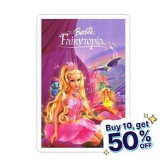 the barbie fairy movie poster is on sale for $ 50 off at toys r us