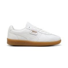 Model Name: Palermo Premium Model Number: 39724601 Material: Leather Color: Puma White Frosted Ivory Condition: New With Box Width: Medium (D, M) Puma Is The Leading Maker Of Sport And Lifestyle Shoes. Founded In 1948, Puma Is Committed To Comfort, Creativity, And The Environment. Padded Insoles Make This Brand Perfect For Extended Wear For Everyone, From Athletes Running A Marathon To Moms Walking Their Children Home From School. Rest Assured That With Puma You Will Get All The Perks Of A Perfo White Sole Lace-up Puma Sneakers, High-top Leather Puma Sneakers, Puma Logo High-top Leather Sneakers, Leather High-top Puma Sneakers, Puma Sneakers With Round Toe, Puma Sneakers With White Sole And Round Toe, Puma Slip-on Sneakers For Streetwear, Low-top Leather Skate Shoes With Puma Logo, Puma Logo Slip-on Sneakers For Streetwear