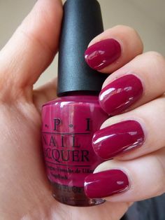 OPI Nail Polish MANICURIST OF SEVILLE NL E49 Discontinued Full Size 15 ml | eBay Red Veal Your Truth Opi, Raspberry Nail Color, Opi Miami Beet, Opi Fall Colors, Opi Fall, Opi Nail Colors, Opi Nail Polish, Opi Nails, Seville