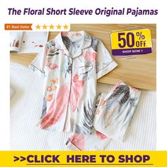 The Floral Short Sleeve Original Pajamas is a two piece set that is a perfect choice for hot and warm nights. This set will keep you cool and comfortable while ensuring you stay cute! We are passionate about fabric and textile materials and have thus created the best, most comfortable yet practical line of pajamas. Click here to view more! Floral Short, Keep Your Cool, Two Piece Set, Kimono Top, Pajamas, Two Piece, Shop Now, Textiles, The Originals