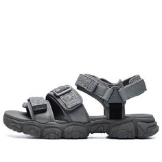 FILA Fluid Sandal F12M226408FFG (Casual) Affordable Adidas Sandals With Cushioned Footbed, Casual Gray Sports Sandals, Casual Gray Sandals For Sports, Gray Sandals For Spring Outdoor, Gray Sporty Sport Sandals For Outdoor, Gray Open Toe Sport Sandals Casual Style, Gray Open Toe Casual Sport Sandals, Gray Casual Sport Sandals For Outdoor, Casual Gray Sandals For Outdoor