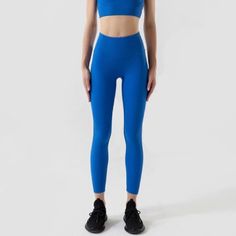 Series & Leggings For Women Size L Color Pink Condition New Casual Compression Yoga Pants In Blue, Blue Full-length Yoga Pants For Sports, Casual Compression Blue Pants, Blue High Waist Athleisure Activewear, Casual Blue Compression Pants, Tight Blue Yoga Pants For Sports, Sporty Blue Yoga Bottoms, Blue Full-length Sports Leggings, Blue Full Length Sports Leggings