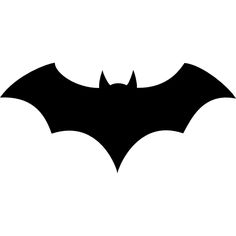 the silhouette of a bat on a white background