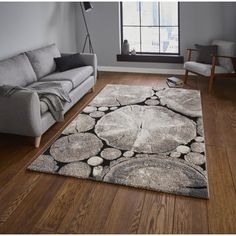 Elegant Beige & Black Tree Log Pattern Rug – Nature-Inspired Design, High-Pile Texture – Multiple Sizes Modern Floor Rugs, Funky Rugs, Woodland Theme, Black Rug, Lounge Areas, Design Case, Rug Sale, Beige Rug, The Natural