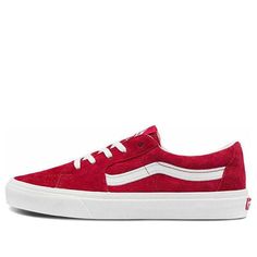 Vans Unisex SK8-Low Sneakers Red VN0A4UUKB7T (SNKR/Skate/Casual/Low Top) Red Vulcanized Sole Sneakers For Sports, University Red Low-top Skate Shoes For Sports, University Red Low-top Skate Shoes, Casual University Red Sneakers For Sports, Red Sporty Skate Shoes With Vulcanized Sole, Sporty Red Skate Shoes With Vulcanized Sole, Red Casual Skate Shoes With Rubber Sole, Urban Red Skate Shoes For Streetwear, Red Low-top Urban Skate Shoes