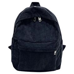 Material: CorduroyColor: As picture showsSize:36cm x 25cm x 12cm Corduroy Backpack, Stylish School Bags, Unique Backpacks, Work Backpack, Backpack Fashion, Backpack For Teens, Vintage Backpacks, Jansport Backpack, School Backpack