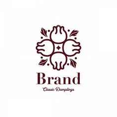 the logo for brand classic dampings is shown in red and brown on a white background