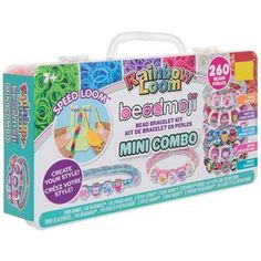 the rainbow loom beading kit is in its box