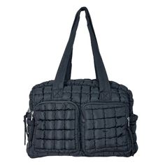 Travel in style with our GZ-2646 Puffer Quilted Travel Bag! This versatile black bag is perfect for weekend getaways and has 2 front pockets for all your essentials. Its puffer quilted design is both cute and trendy, making it a must-have for any fashion-forward traveler. Travel In Style, Black Bag, Weekend Getaways, Travel Style, Quilting Designs, Travel Bag, In Style, Fashion Forward, Puffer