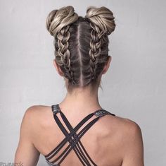 creating a new workout hairstyle! #braidcreations … School Hairstyles For Teens, Vlasové Trendy, Pinterest Hair, Back To School Hairstyles, Teen Hairstyles, Hairstyles For School