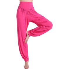 Improve your sense of style with these Super Soft Spandex Harem Yoga Pilates Pants. Because they are so comfy, these pants are perfect for relaxing at home. The boho appearance of these pants makes them more alluring and demanding. These can be cleaned with a washing machine because they are made of premium cotton fabric. Choose a pair of these wonderful pants for yourself. Features: Pant Style: Cross-pants Material: Cotton Fit Type: LOOSE Length: Full Length Season: Spring/Autumn Waist Type: HIGH Pattern Type: Solid Style: Bohemian Front Style: Pleated Age: Ages 18-35 Years Old Fabric Type: Broadcloth Closure Type: Elastic Waist Gender: WOMEN Size Chart (cm): Size Waist Length S 69 95 M 73 100 L 77 105 XL 82 110 2XL 96 115 3XL 90 120 Harem Yoga Pants With Elastic Waistband For Loungewear, Comfortable Full-length Harem Pants For Loungewear, Stretch Wide Leg Harem Pants For Relaxation, Comfortable Full Length Harem Pants For Loungewear, Stretch Wide-leg Harem Pants For Relaxation, Comfortable Stretch Harem Pants For Loungewear, Comfortable Wide Leg Harem Yoga Pants, Comfortable Wide Leg Harem Pants For Yoga, Bohemian Long Pants For Relaxation