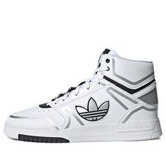 adidas originals Drop Step Xl 'White Black' GY6541 (SNKR/Skate/Unisex/Mid Top/Non-Slip) Adidas White High-top Skate Shoes, Adidas High-top Sneakers With White Sole And Logo, Adidas High-top Sneakers With Logo, Adidas High-top Skate Shoes With Logo, White High-top Adidas Basketball Shoes, Adidas White High-top Sneakers With Logo, Urban Skate Shoes With Three Stripes Branding, White High-top Sneakers With Logo For Streetwear, Adidas High-top Skate Shoes