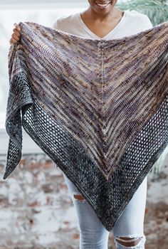 Loveland Shawl // Crochet PDF Pattern — TL Yarn Crafts Toni Lipsey, Shawl Knitting Pattern, Crochet Tunisian, Triangle Shawl, Crochet Shawls