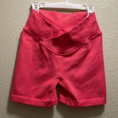 Joy Lab Cross Waistband Bike Shorts. They Are Brand New, Never Worn. They Are Size Xs In Color Coral. Cute Shorts Stretch Biker Shorts With Ribbed Waistband For Loungewear, Spring Activewear With Wide Waistband, Short Biker Shorts With Wide Waistband For Gym, High Waist Shorts For Yoga In Spring, Stretch Athletic Shorts With Ribbed Waistband, Spring Stretch High-waisted Shorts Activewear, Pink Shorts With Wide Waistband, Fitted Shorts With Ribbed Waistband For Spring, Spring Workout Mid-thigh Length Athletic Shorts