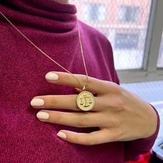 This sparkly and bold Zodiac Necklace is a stunning symbol of the sign that means most to you. Stunningly crafted in 14K Solid Gold, with a luxurious pave set diamond trim all around. This is the perfect centerpiece to complete your new favorite layer. Available in 3 gold colors and many chain length options.  Size: 22 Yellow Gold Zodiac Sign Pendant Jewelry, 14k Gold Zodiac Sign Medallion Jewelry, Luxury Gold Plated Zodiac Sign Necklace, Luxury Gold-plated Zodiac Sign Necklaces, Luxury Gold Plated Zodiac Necklaces, Luxury Gold-plated Zodiac Necklace, Gold Zodiac Sign Diamond Necklace, Yellow Gold Zodiac Sign Jewelry, Gold Diamond Zodiac Sign Necklace