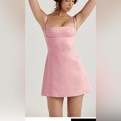 A Rich Satiny Finish Elevates This Sleeveless Mini Topped With A Quilted Bodice. Feminine And Elegant, Our 'Kara' Mini Dress Has A Romantic Feel. It's Cut From Our Lustrous, Ultra Light Duchess Satin In The Prettiest Pink Hue That Drapes Effortlessly Over Your Curves. We Love The Floaty Feel To 'Kara' As It Flares Gently At The Hem. It Is Fully Lined For Comfort And Has A Zip To The Back For Easy On. Length: Approx 66cm Materials: Ultra Light Duchess, Satin Gentle Dry Clean Only Exclusive Retail Feminine Sleeveless Slip Dress With Built-in Bra, Sleeveless Mini Dress With Built-in Bra For Cocktail, Fitted A-line Dress With Built-in Bra, Sleeveless Cocktail Dress With Built-in Bra, Sleeveless Mini Dress With Fitted Bodice For Brunch, Spring Mini Dress With Built-in Bra And Straight Neckline, Pink Mini Dress With Fitted Bodice And Straight Neckline, Feminine Sleeveless Mini Dress For Brunch, Sleeveless Fitted Bodice Slip Dress For Brunch