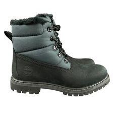 Timberland Premium 6" Puffer Wp Warm Lined Black Nubuck Boots Women's Size 7 M New With Box. Other Sizes, Colors And Style Available! Follow Us! We List Lots Of New Shoes And Athletic Wear Daily! We Box Ship All Items Asap Same Business Day Until 12pm Est! Timberland Winter Work Boots Ankle-high, Timberland Winter Ankle Work Boots, Winter Timberland Ankle Lace-up Boots, Timberland Lace-up Boots With Reinforced Toe For Winter, Brown Lace Boots, Timberland Nellie, Lace Up Boots Women, Boots Timberland, Timberland Women