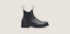 Black Premium Leather Chelsea Boots, Women's Style 153 - Blundstone USA Classic Waterproof Boots With Leather Sole And Plain Toe, Classic Business Boots In Bridle Leather, Classic Waterproof Boots With Rubber Sole For Work, Classic Waterproof Business Boots, Classic Waterproof Workwear Boots, Classic Moc Toe Waterproof Business Boots, Classic Round Toe Waterproof Boots For Work, Classic Moc Toe Waterproof Boots For Formal Wear, Classic Formal Waterproof Moc Toe Boots