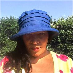 You'll stay cool and calm on the hottest summer days in this "matches everything" Atlantic blue linen sun hat - perfect to pull out of your beach bag or pocket when the sun comes out.Its simple straightforward style makes it an ideal no frills work wear hat (your dogs or horses will be proud to be seen with you), gardening hat (look as pretty as your summer borders already are!) or walking hat (stuff it into your rucksack & be ready to enjoy your summer rambles)Adjustable to fit almost all h Cheap Trendy Blue Sun Hat, Blue Wide-brim Cotton Sun Hat, Blue Cotton Wide Brim Sun Hat, Blue Wide Brim Cotton Sun Hat, Everyday Blue Brimmed Hat, Blue Cotton Sun Hat For Outdoor Use, Blue Cotton Sun Hat For Outdoor, Blue Cotton Sun Hat One Size Fits Most, Spring Blue Bucket Hat With Uv Protection