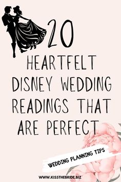 the top 20 disney wedding readings that are perfect