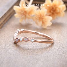 Rainbow Moonstone Wedding Band Women Rose Gold Pear Natural - Etsy Topaz And Moonstone Ring For Wedding, Adjustable Topaz Ring For Wedding, Delicate Opal Gemstone Ring For Wedding, Delicate Stackable Opal Ring For Wedding, Delicate Adjustable Opal Wedding Ring, Rose Gold Moonstone Wedding Ring With Birthstone, Dainty Moonstone Round Band Ring For Wedding, Dainty Moonstone Ring For Wedding, Adjustable Rose Gold Moonstone Ring For Wedding