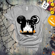 Disney Vinyl Shirts, October Disney Outfits, Adult Disney Shirts, Halloween Family Shirts, Disney Vacation Outfits, Disney Halloween Shirt, Halloween Gender Reveal, Disney 2023, Halloween Tank Top