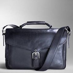 Coach Logan Briefcase Messenger Bag, Purchase From A Full Price Retail Store (No Outlet Stamp), Black Leather W Silver Hardware, Old School Coach, Excellent Quality, Thick Leather, This Is A Heavy Duty Bag That Has Years Of Wear Left. Had Been Used And Could Benefit From Some Coach Leather Moisturizer, But No Stains, Tears, Or Imperfections. Approx 15 Long X 10.5 Tall X 4 Deep Coach Leather, Retail Store, Silver Hardware, Laptop Bag, Coach Bags, Old School, Messenger Bag, Outlet, Heavy Duty